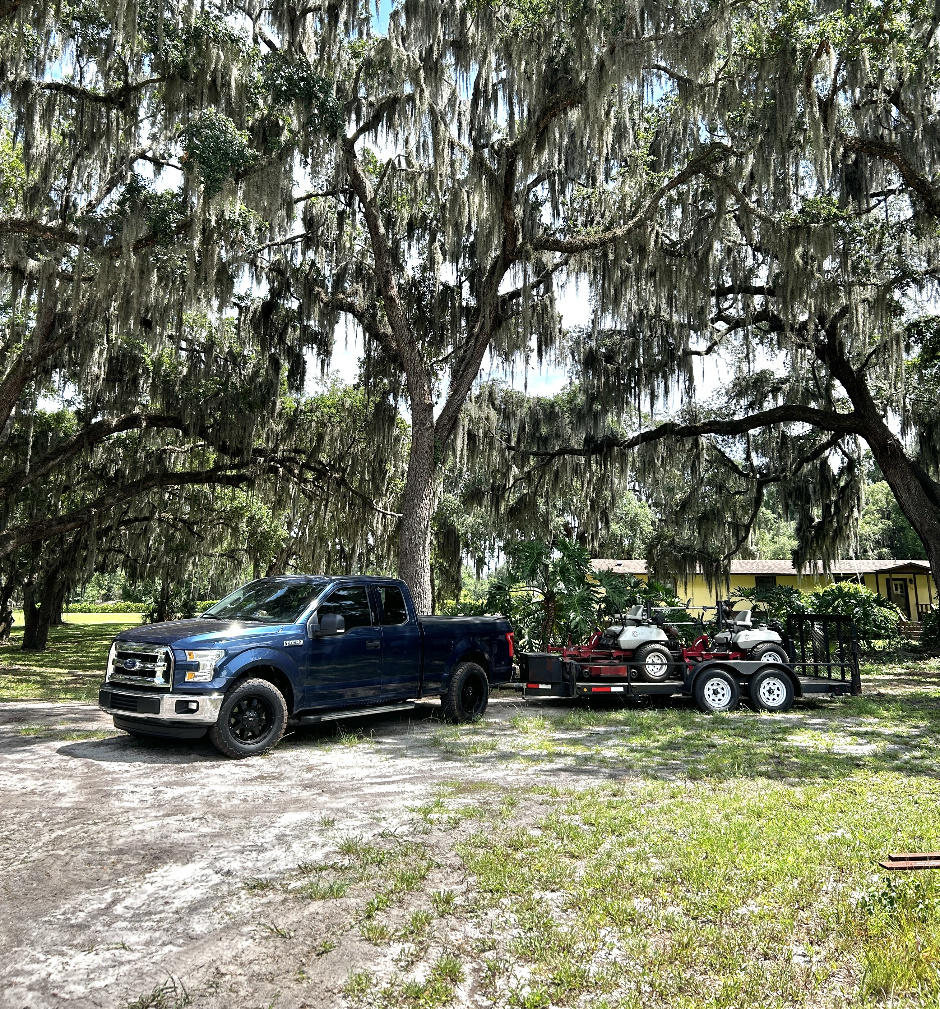 B&W Elite Lawn Care truck and equipment
